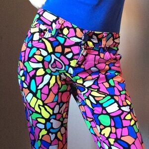 Nanette Lepore Pants Rainbow Multicolored